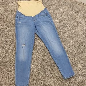 a:glow Denim Maternity Jeggings Size 12